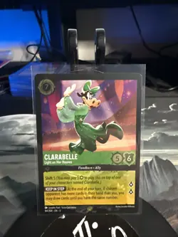 Disney Lorcana TCG Clarabelle Light On Her Hooves Foil Shimmering Skies 84/204 - Image 1