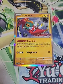 POKEMON TCG Card Scarlet and Violet Hawlucha SV 007 Build & Battle Promo Deck - Image 1