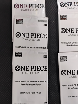 Lot One Piece Card Game Kingdoms of Intrigue and Monkey.d.luffy promo pack - Image 3