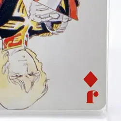 Char Aznable Mobile Suit Diamonds J Gundam Vintage Playing Cards Japanese 1985 - Image 4