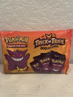 Nintendo Pokemon TCG BOOster Trick Or Trade Trading Card Game - 120 Cards 820650850783 - Image 1