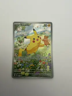 Pokemon Pikachu TCG SVP088 Black Star Promos Full Art Holo Card - Image 1