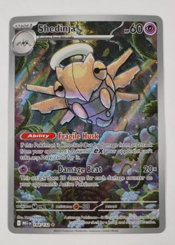 Shedinja 144/132 Mega Evolution Full Art Holo Rare Pokemon Card NM - Image 1
