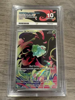 ACE 10 Bulbasaur Mega Evolution Pokemon Card 133/132 - Image 1