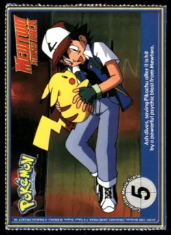 1998 Pokemon Mewtwo Strikes Back #62 Poliwrath Movie Scene PokeTrivia Card VG-EX - Image 2