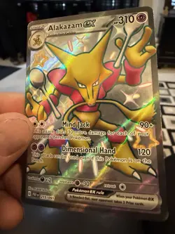 Pokemon Card TCG - Alakazam ex 215/091 Ultra Rare Shiny Paldean Fates Near Mint - Image 2