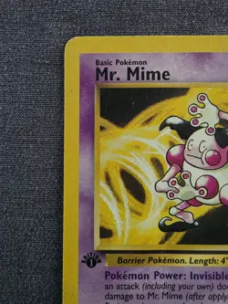 Pokemon Cards: 1st Edition Jungle Rare: Mr. Mime 22/64 - Image 2