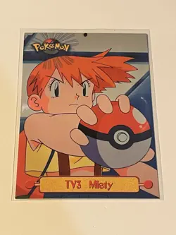 Pokemon Topps Series 1 Character Cards Misty TV3 NM US SELLER - Image 1