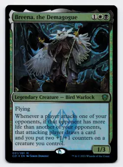 Breena, the Demagogue [001/081] C21 Mythic Foil [MTG Card English] - Image 1