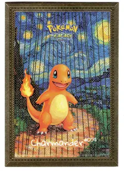 🔥NEW - Charmander #004 - Gold Holo - Safari 2.0 BOX HIT- Pokemon Card🔥 - Image 1