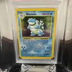 Blastoise 2/102 HOLO Pokemon Base Set Holo Rare Pokemon Card PSA 6 EX-MT - Image 3