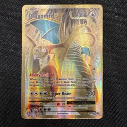 Pokemon TCG Dragonite EX Full Art Ultra Rare Holo Card Evolutions 106/108 XY - Image 1