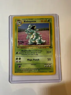 Pokemon TCG Nidoqueen Jungle Card 23/64 Regular - Marking On Back - Image 5