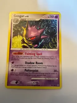 Pokemon Gengar Card 18/100 Non Holo, 2008 Edition Pre-owned - Image 1