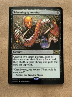 Scheming Symmetry - Core Set 2020 (M20)(FOIL) NM Never Played - Image 1