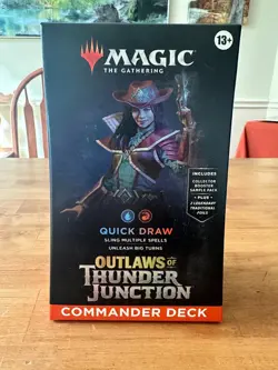 MTG Magic the Gathering Outlaws of Thunder Junction Quick Draw Commander Deck - Image 1
