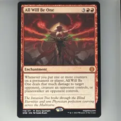 All Will Be One NM MTG Phyrexia All Will Be One Story Spotlight 118/271 Normal - Image 1