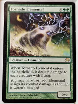 Tornado Elemental - Planechase - Magic the Gathering MTG Nice! - Image 1