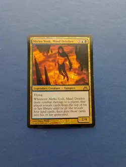 MTG Mirko Vosk, Mind Drinker: Dragon's Maze FOIL #85 - EX - Image 1