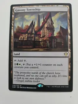 MTG Magic the Gathering Gavony Township (276/355) Commander 2020 M/NM - Image 1