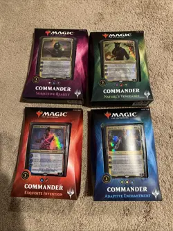 MTG Magic The Gathering 2018 Commander Set - All 4 Decks 630509632251 - Image 1