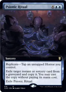 Psionic Ritual NM/M* EXTENDED Commander Baldur's Gate 618 mtg -UnltdCards - Image 1
