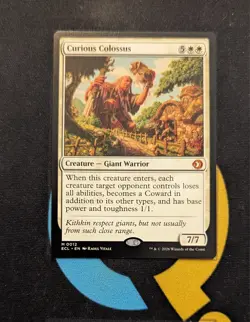 Curious Colossus Mythic ECL 012 Lorwyn Eclipsed MTG - Image 1