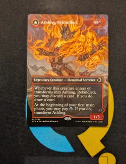Ashling, Rekindled / Rimebound Borderless Rare ECL 290 Lorwyn Eclipsed MTG - Image 1