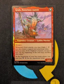 Grub, Storied Matriach / Notorious Auntie Foil Rare ECL 105 Lorwyn Eclipsed MTG - Image 2