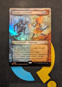 Ashling's Command Foil Showcase Rare ECL 330 Lorwyn Eclipsed MTG - Image 1