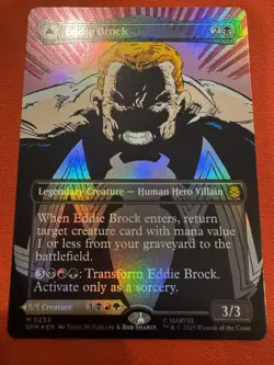 Eddie Brock (0233) (Borderless) Marvel's Spider-Man Foil - Image 4