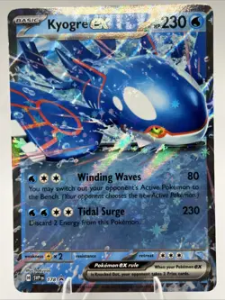 Pokemon TCG - Kyogre ex - 178 - Scarlet and Violet - Black Star Promo - Image 1