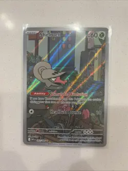 TCG Pokemon English Illustration Rare Shelmet 093/086 Sv: White Flare Holo - Image 1