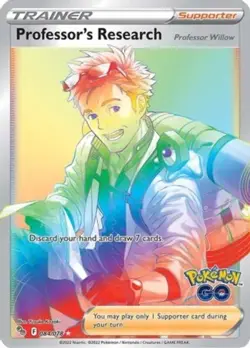 Professor's Research - 084/078 - Secret Rare - Pokemon Go #084/078 Pokemon TCG - Image 1