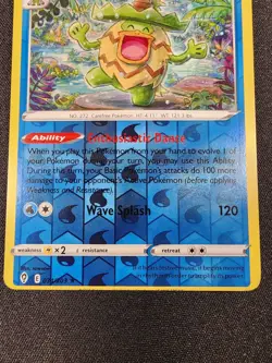 Pokemon Ludicolo Reverse Holo Rare 034/203 Evolving Skies Error Miscut Misprint - Image 4