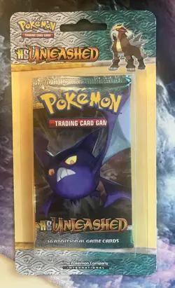 Pokemon HGSS Unleashed Sealed Blister Pack (Crobat Artwork) - Image 1