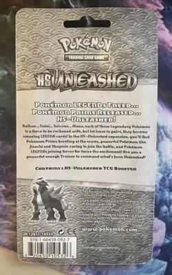 Pokemon HGSS Unleashed Sealed Blister Pack (Crobat Artwork) - Image 2