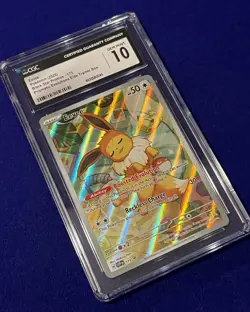 CGC 10 Eevee #173 Prismatic Evolutions ETB Promo 2025 Pokemon GEM MINT - Image 2