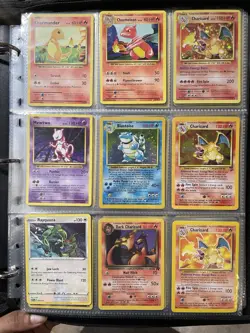 pokemon binder collection vintage & Modern Charizard,blastoise,Dark Charizard - Image 1