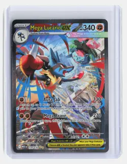 Mega Lucario ex Pokemon Mega Evolution 179/132 Special Illustration Rare SIR - Image 1