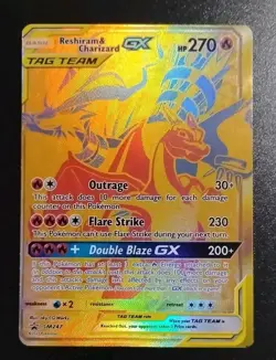 Reshiram & Charizard GX SM247 (TAG TEAM) Holo Pokemon TCG - Near Mint - Image 2