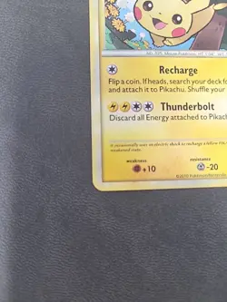 LP/NM Pikachu HGSS03 Pokemon TCG: 2010 HGSS Black Star Promo - Image 2