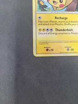 LP/NM Pikachu HGSS03 Pokemon TCG: 2010 HGSS Black Star Promo - Image 2