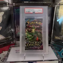 Pokemon XY Ancient Origins Mega Tyranitar Factory Sealed Booster Pack PSA 10 TCG - Image 1