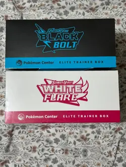 🔥 Pokemon Center Black Bolt & White Flare Elite Trainer Boxes ETB - Sealed - Image 4