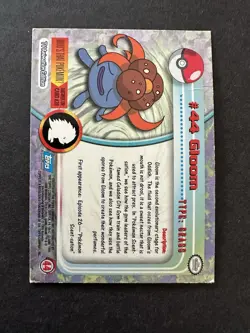 Pokemon Topps Series 1 Blue Logo Holo #44 Gloom - Image 2