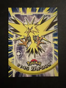 Pokemon Topps Series 3 Blue Logo #145 Zapdos - Image 1