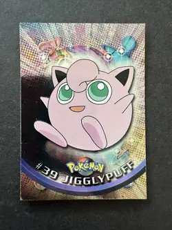 Pokemon Topps Series 1 Blue Logo Holo #39 Jigglypuff - Image 1
