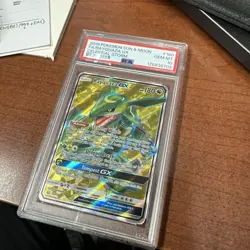 Pokemon TCG Rayquaza GX 160/168 Full Art Ultra Rare Celestial Storm PSA 10 - Image 3