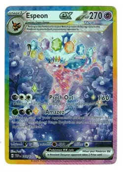 Pokemon Espeon ex #155/131 SV: Prismatic Evolutions (PRE) Spec Illustration Rare - Image 1